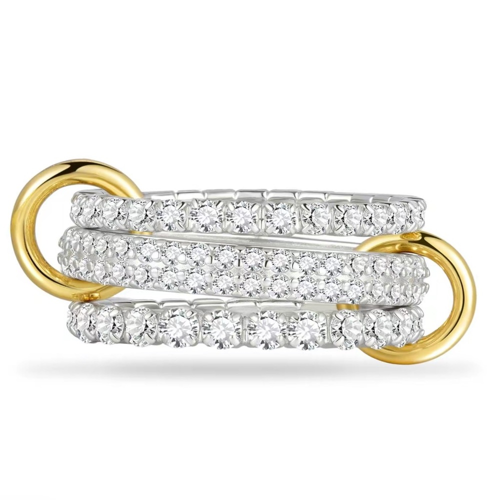 18k 3-Row Stack Ring